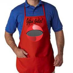 Gifted Griller Apron Red