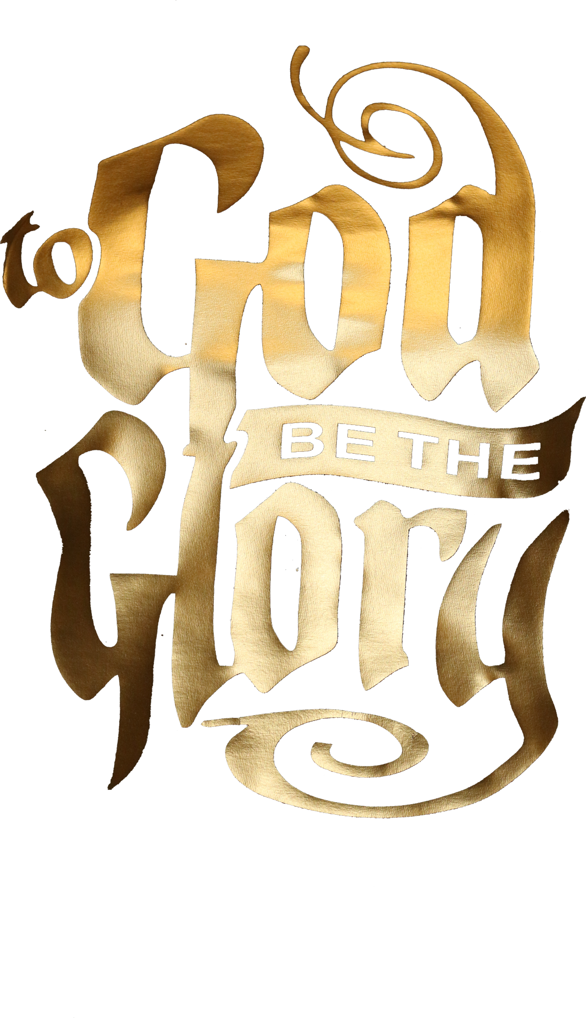 To GOD be the Glory Men's T-Shirt ~