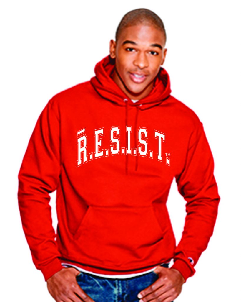 College Resist Red Pullover Hoodie